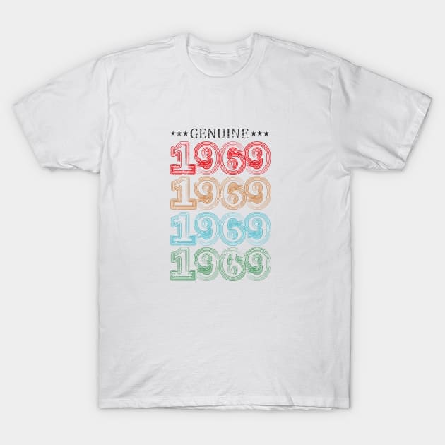 genuine 1959 birthday gift T-Shirt by martinlipnik40